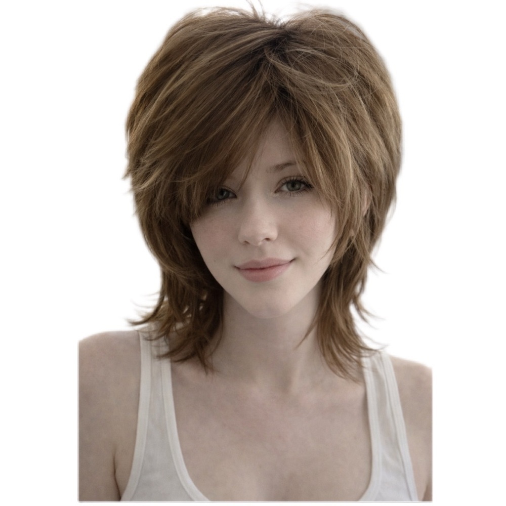 Mid Length Shag in Brown